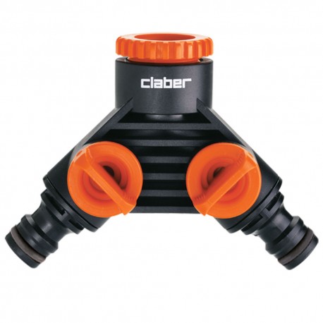 Presa Doppio Rubinetto Claber Blu: Sdoppia l'Uscita dell'Acqua con Valvole Indipendenti Presa Doppio Rubinetto Claber Blu: Sdoppia l'Uscita dell'Acqua con Valvole Indipendenti